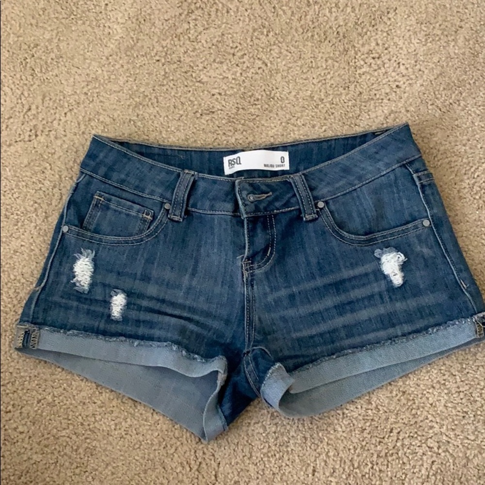 Garage jean shorts